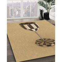 Patterned Yellow Orange Rug, pat679brn