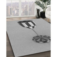 Patterned Platinum Gray Rug, pat679gry