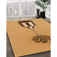 Patterned Orange Rug, pat679org