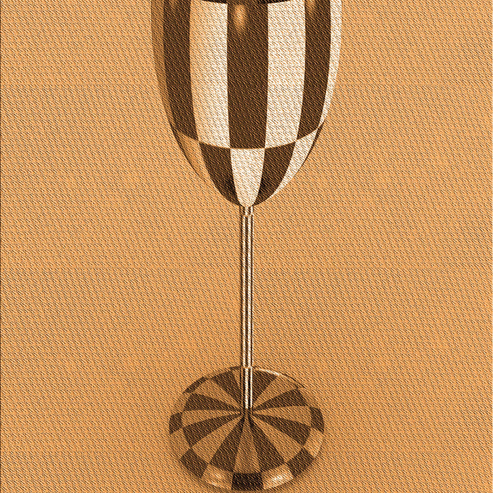 Patterned Orange Rug, pat679org