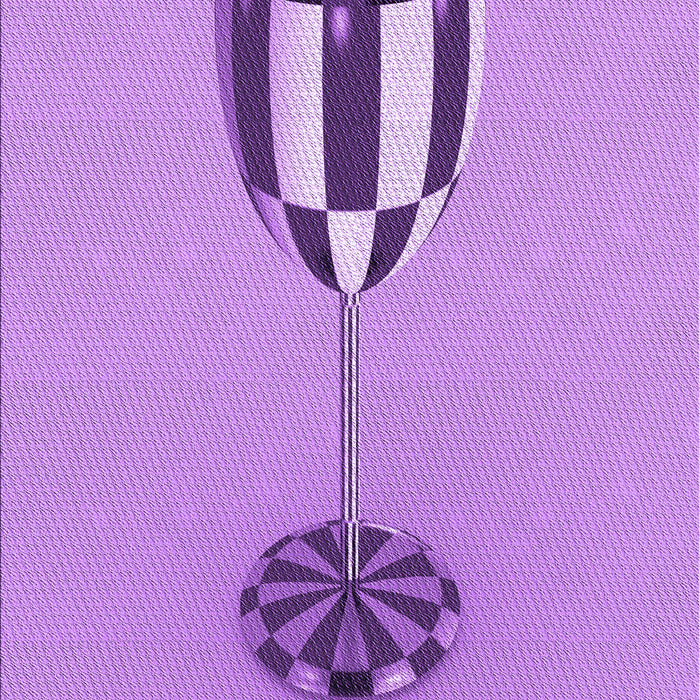 Patterned Violet Purple Rug, pat679pur