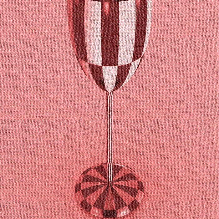 Patterned Red Rug, pat679rd