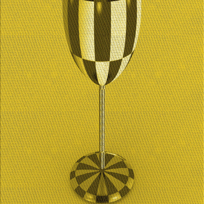 Patterned Dark Golden Brown Rug, pat679yw