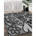 Machine Washable Transitional Gunmetal Gray Rug in a Family Room, wshpat68gry