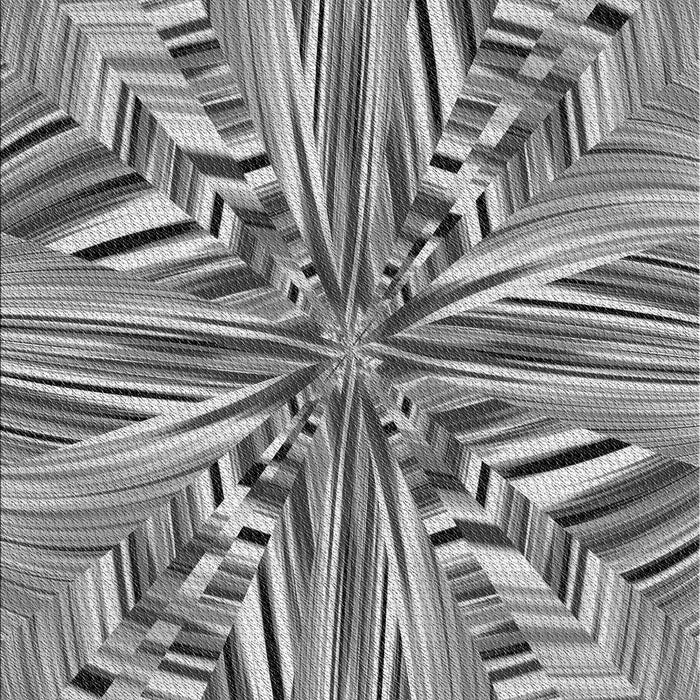 Patterned Cloud Gray Rug, pat680gry