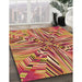 Machine Washable Transitional Crimson Red Rug in a Family Room, wshpat680org
