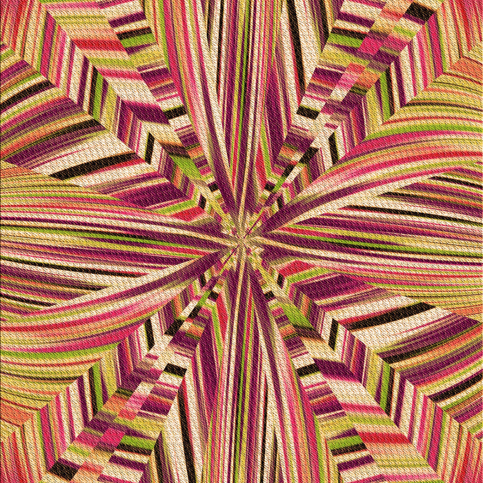 Patterned Crimson Red Rug, pat680org