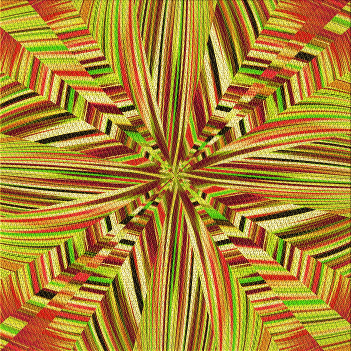 Round Patterned Mahogany Brown Rug, pat680yw