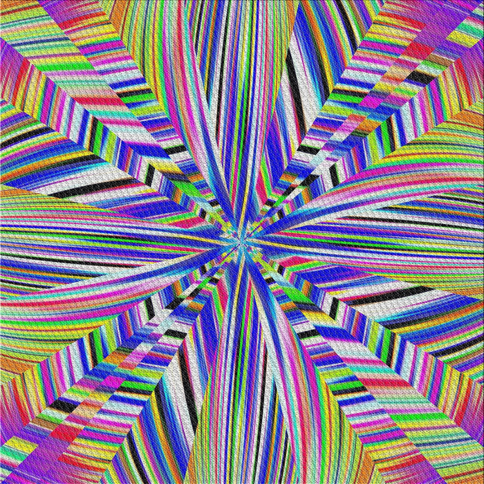 Square Patterned Bright Purple Modern Rug, pat680