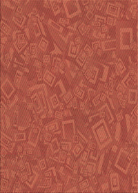Machine Washable Transitional Bright Orange Rug, wshpat681brn