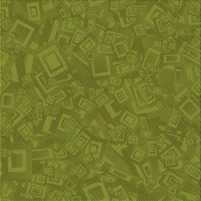 Round Patterned Pistachio Green Rug, pat681grn