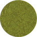 Square Patterned Pistachio Green Rug, pat681grn