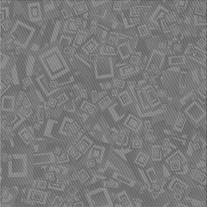 Round Machine Washable Transitional Ash Gray Rug, wshpat681gry