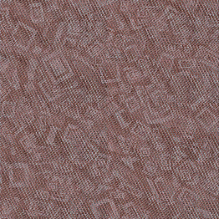 Round Patterned Rosy Pink Rug, pat681lblu