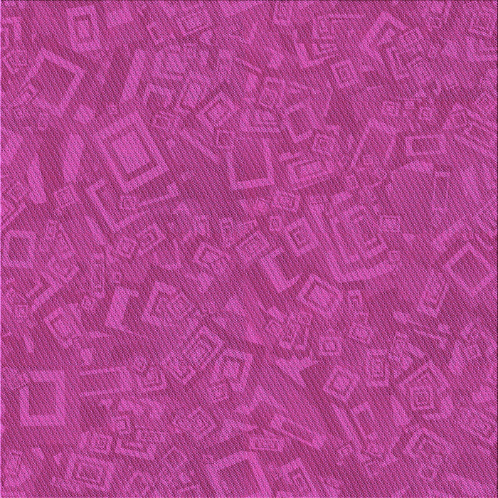 Round Machine Washable Transitional Deep Pink Rug, wshpat681pur