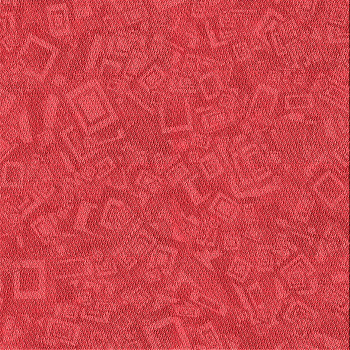 Round Machine Washable Transitional Red Rug, wshpat681rd