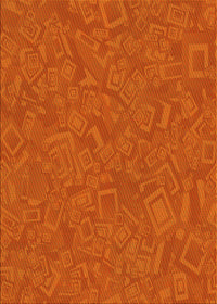 Machine Washable Transitional Orange Red Orange Rug, wshpat681yw