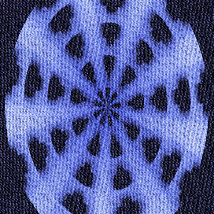 Patterned Sky Blue Rug, pat683blu