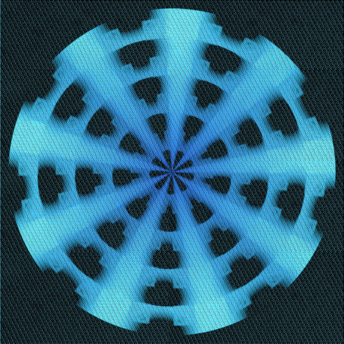 Round Machine Washable Transitional Deep Teal Green Rug, wshpat683lblu