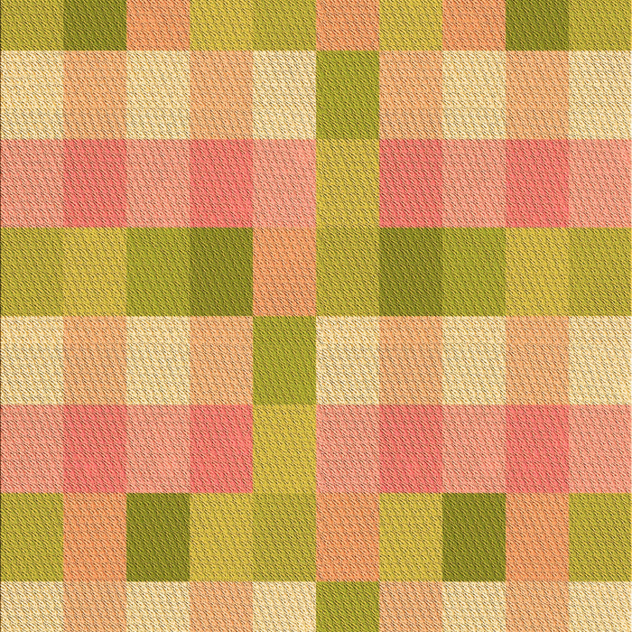 Patterned Orange Rug, pat684org