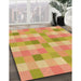 Machine Washable Transitional Orange Rug in a Family Room, wshpat684org