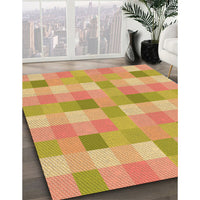 Patterned Orange Rug, pat684org