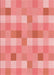 Patterned Light Salmon Pink Rug, pat684rd