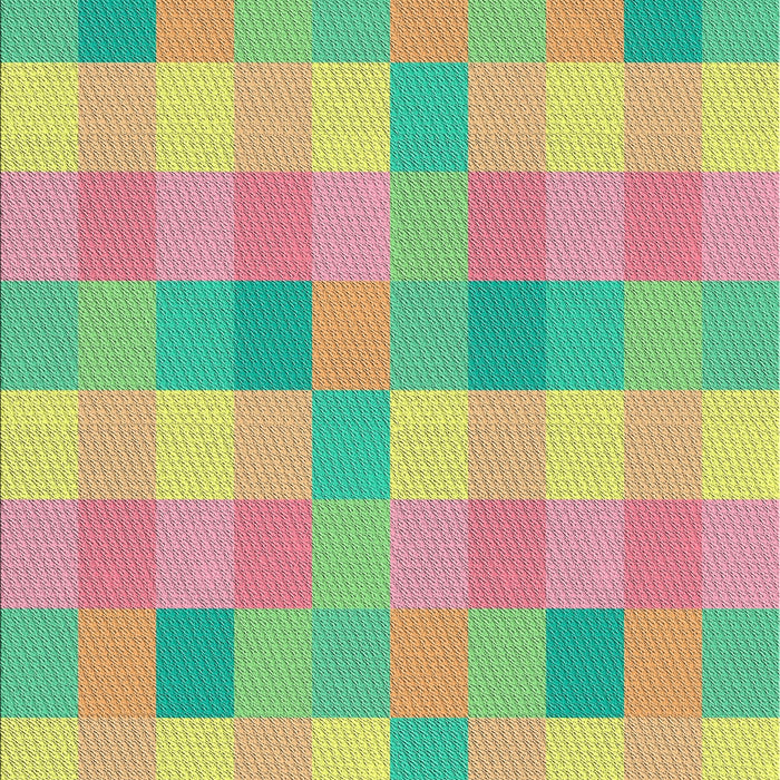 Patterned Copper Red Pink Novelty Rug, pat684