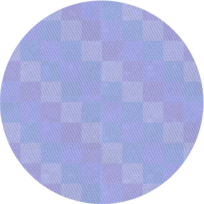 Square Patterned Light Slate Blue Rug, pat685blu