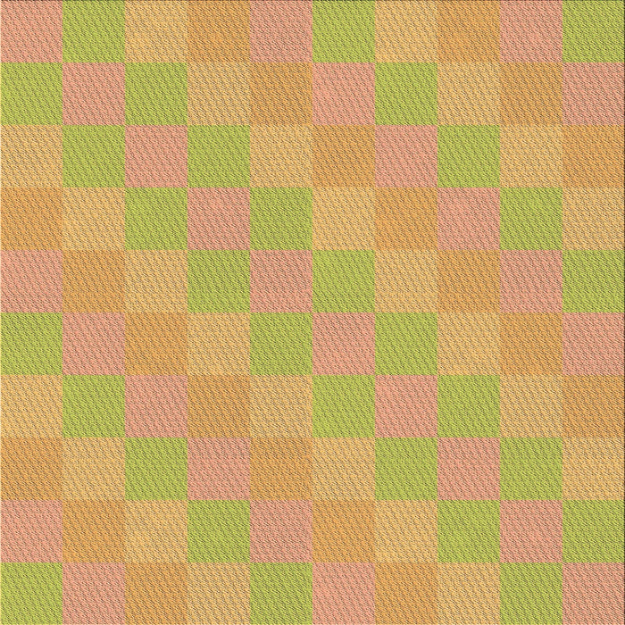 Round Patterned Orange Rug, pat685brn