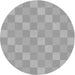 Square Patterned Silver Gray Rug, pat685gry