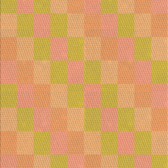 Patterned Orange Rug, pat685org