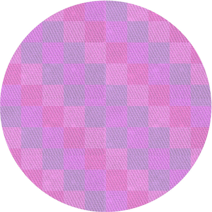 Square Patterned Violet Purple Rug, pat685pur