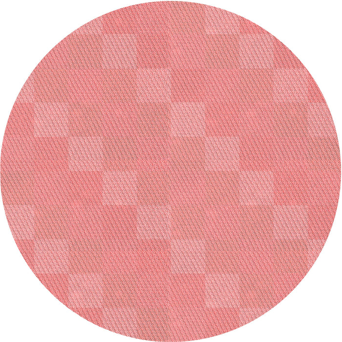 Square Machine Washable Transitional Light Coral Pink Rug in a Living Room, wshpat685rd