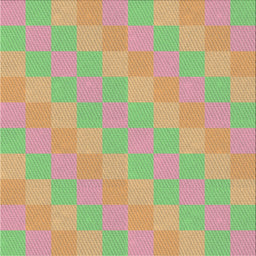 Square Patterned Green Novelty Rug, pat685