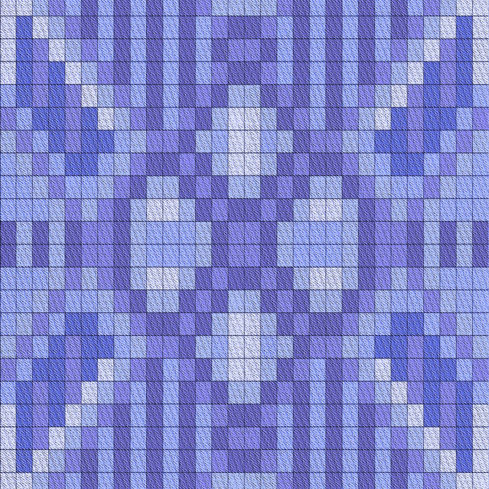 Patterned Denim Blue Rug, pat686blu