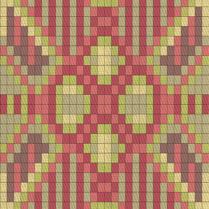 Patterned Red Rug, pat686brn