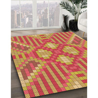 Patterned Yellow Rug, pat686org