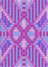 Patterned Purple Mimosa Purple Rug, pat686pur