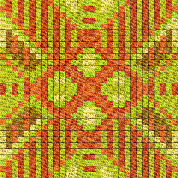 Round Patterned Orange Red Orange Rug, pat686yw