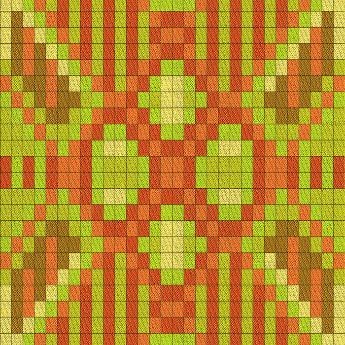 Patterned Orange Red Orange Rug, pat686yw