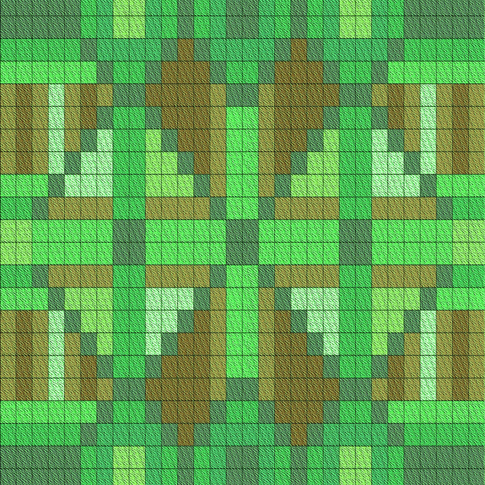 Patterned Dark Lime Green Rug, pat687grn