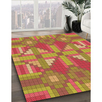 Patterned Red Rug, pat687org