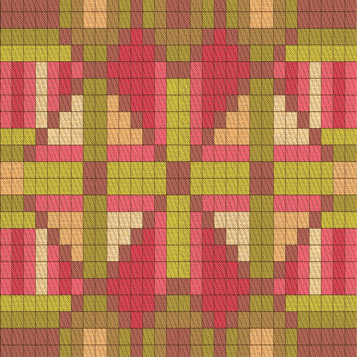 Patterned Red Rug, pat687org