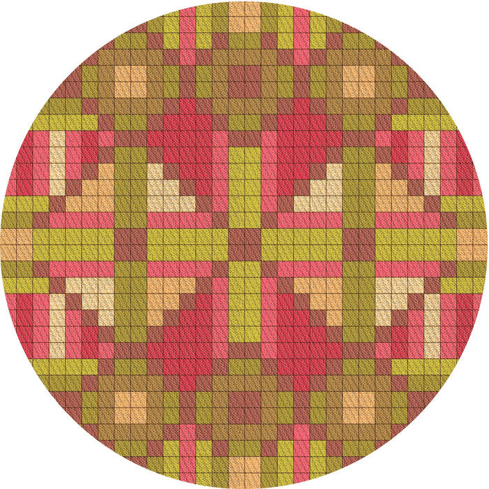 Square Machine Washable Transitional Red Rug in a Living Room, wshpat687org