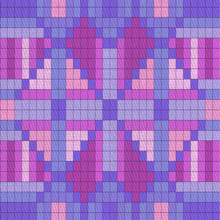 Patterned Purple Mimosa Purple Rug, pat687pur