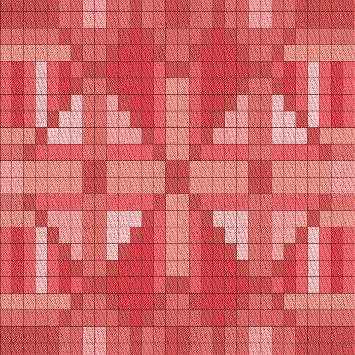 Patterned Red Rug, pat687rd