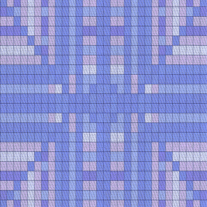 Patterned Jeans Blue Rug, pat688blu