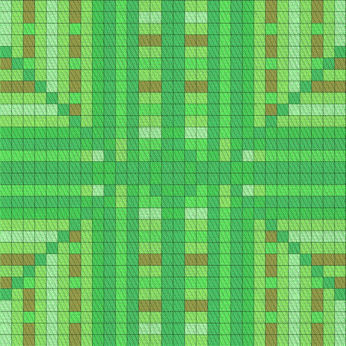 Round Patterned Neon Green Rug, pat688grn