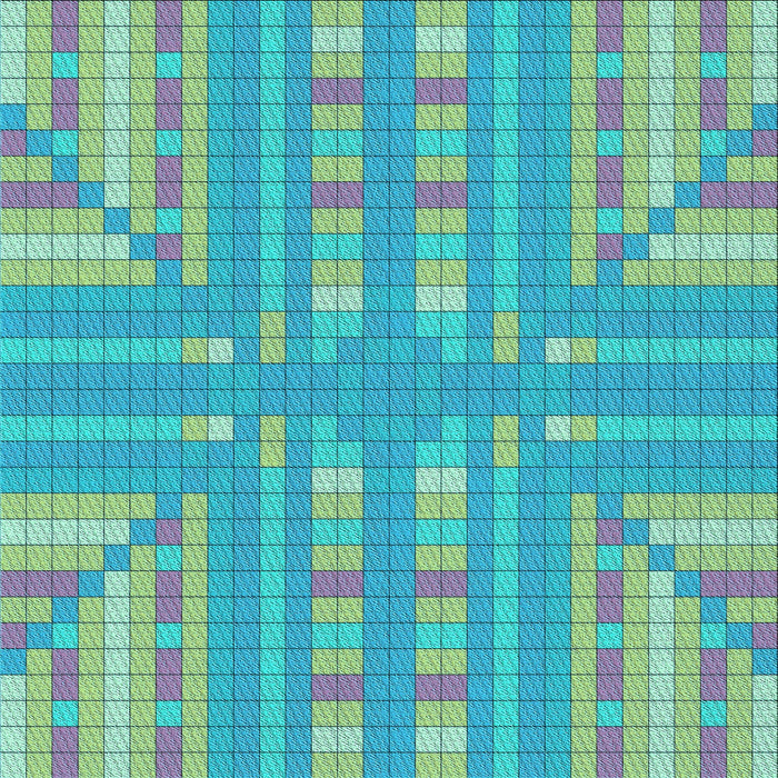 Round Machine Washable Transitional Turquoise Green Rug, wshpat688lblu